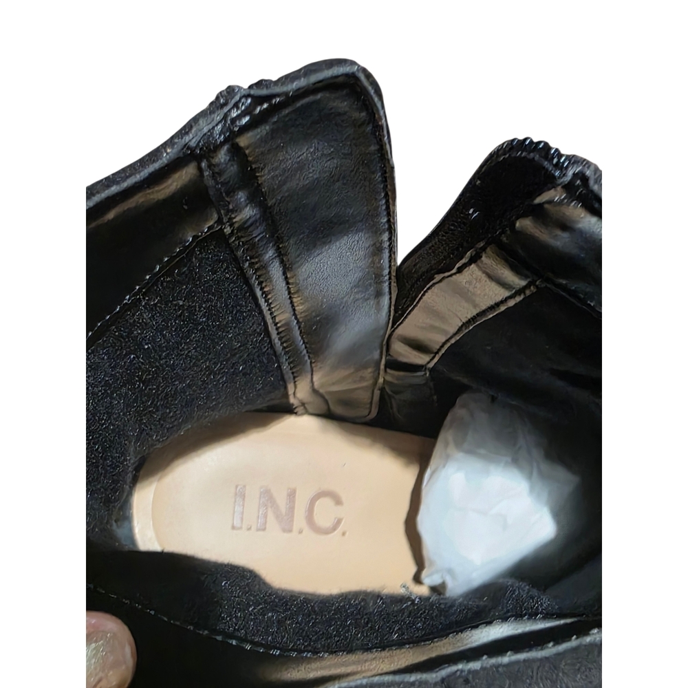 INC International Concepts Black Heeled Boots - Picture 11 of 12